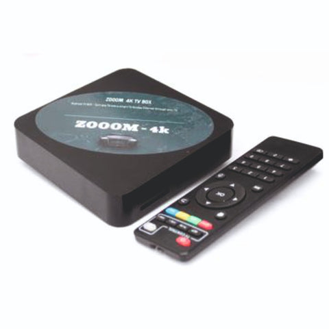 Zooom4K UHD Android Multimedia Box 1GB RAM / 8GB ROM- with Service Support